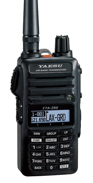 YAESU FTA-250L Airband Radio Transceiver Gulf Coast Avionics