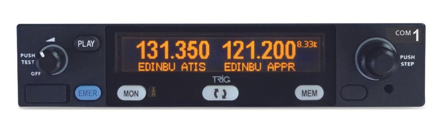 Trig Avionics TY96 Slimline VHF Radio (8.33 kHz, 10W)