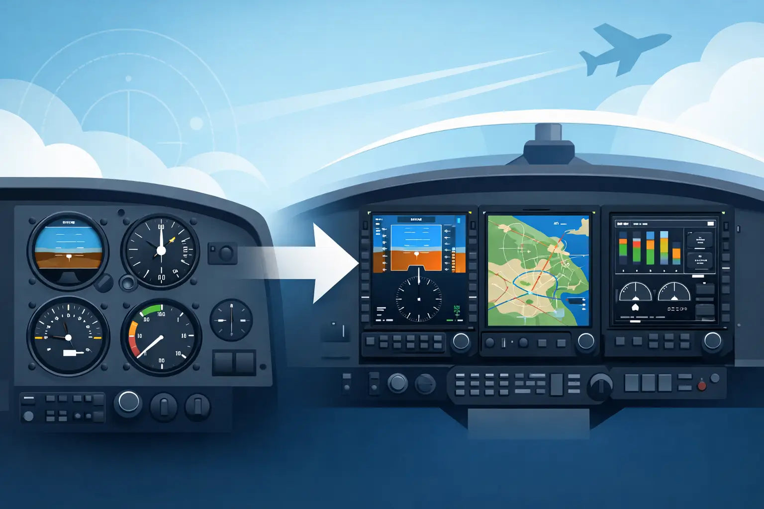 EFIS Upgrade for Legacy Panel: What to Know – Gulf Coast Avionics