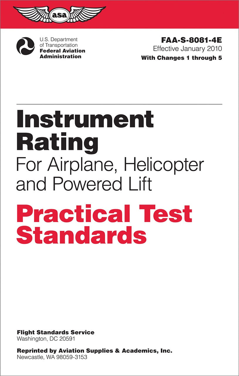 Pattern A Instrument Rating ASA Instrument Rating Practical Test Standards for Airplane, Helicopter ...