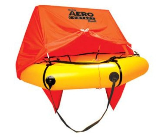 Compact Life Raft With Canopy | 45-AC4V-K | Gulf Coast Avionics